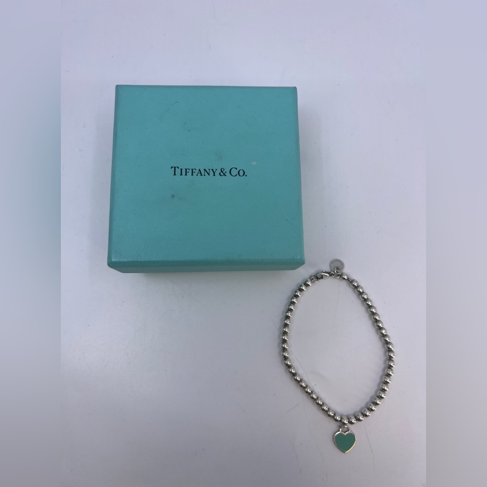 Tiffany & Co Beaded Heart Bracelet